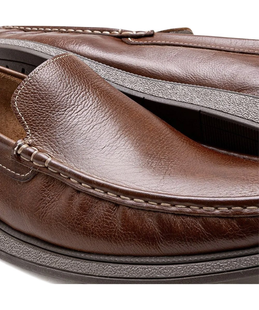 Mocassim Masculino Democrata Nash Couro Conhaque Marrom 3