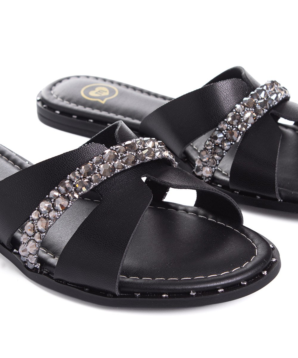 Tamanco Infantil Molekinha Rasteira Preto Preto 5