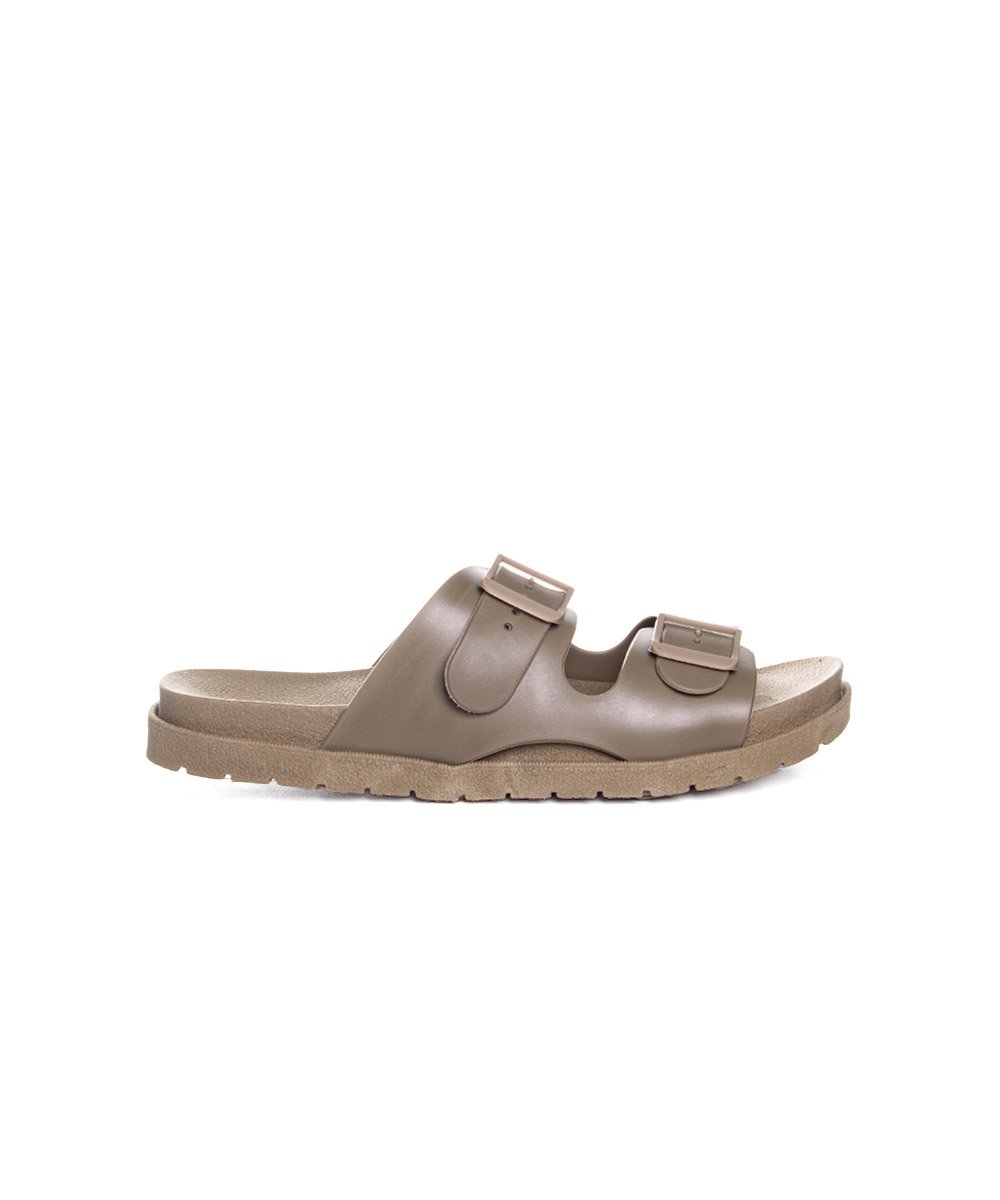 Tamanco Flatform Pixolé Fivelas Ambar