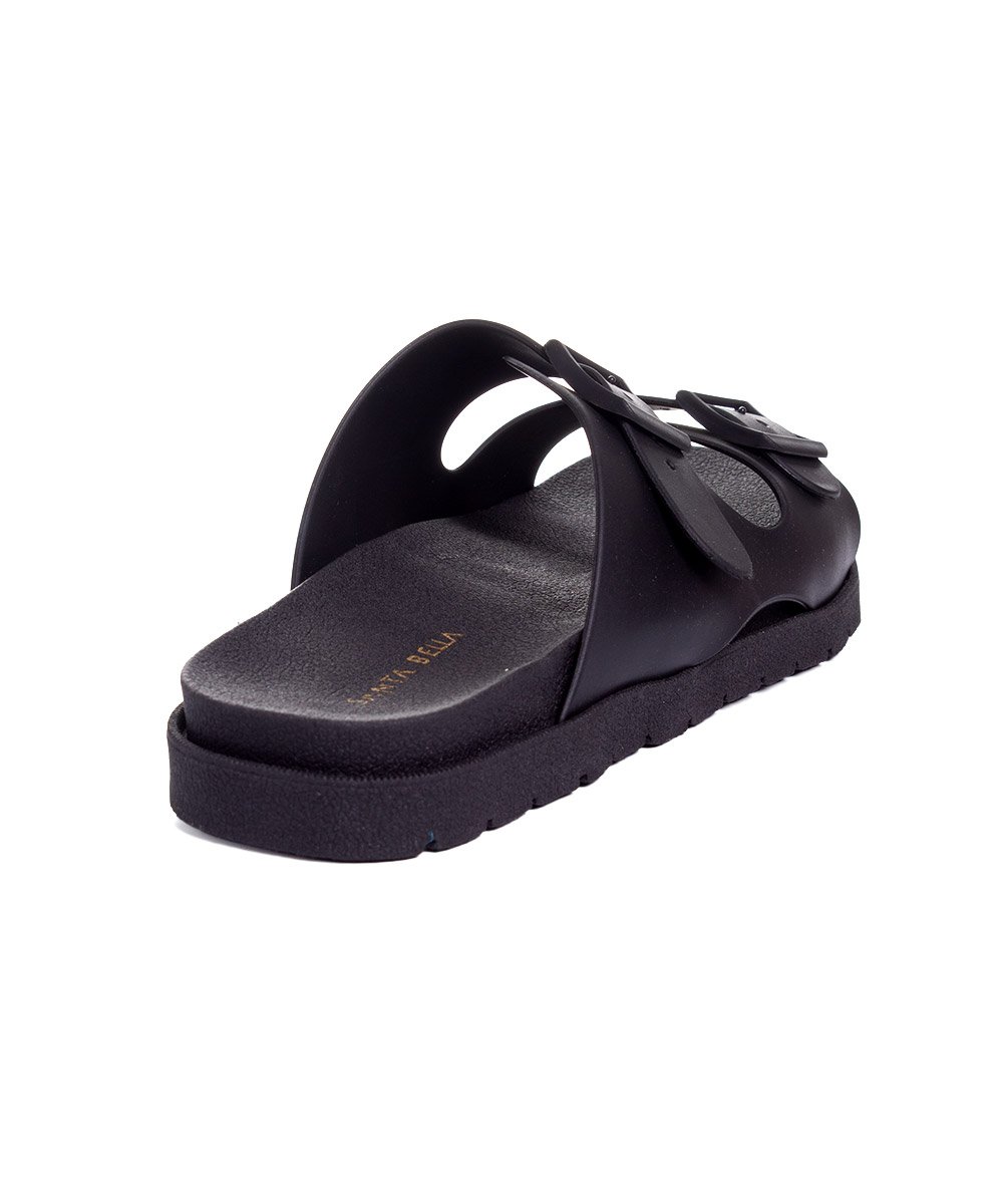 Tamanco Flatform Pixolé Fivelas Preto Preto 3