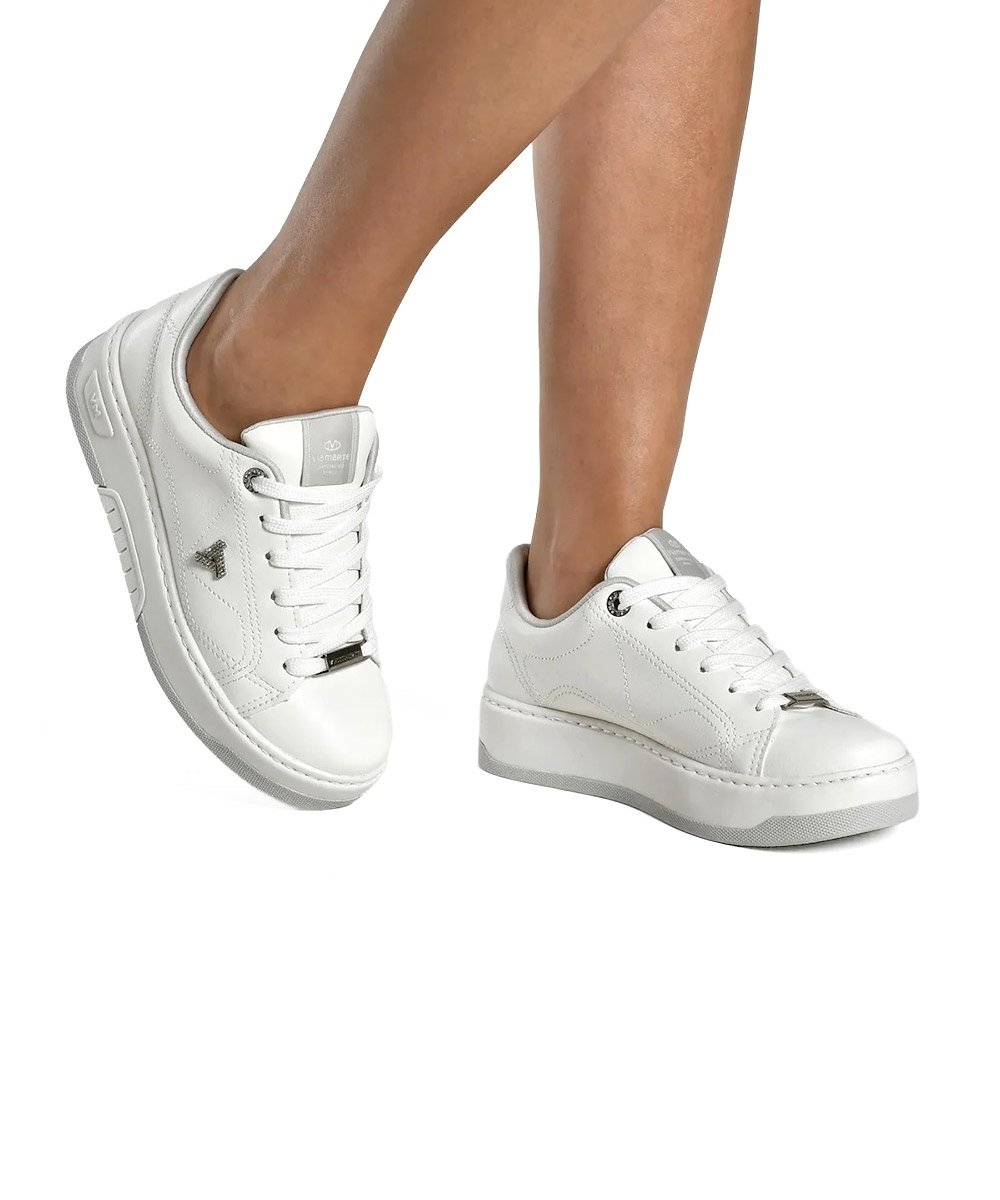Tênis Feminino Via Marte Napa Off White Branco 2