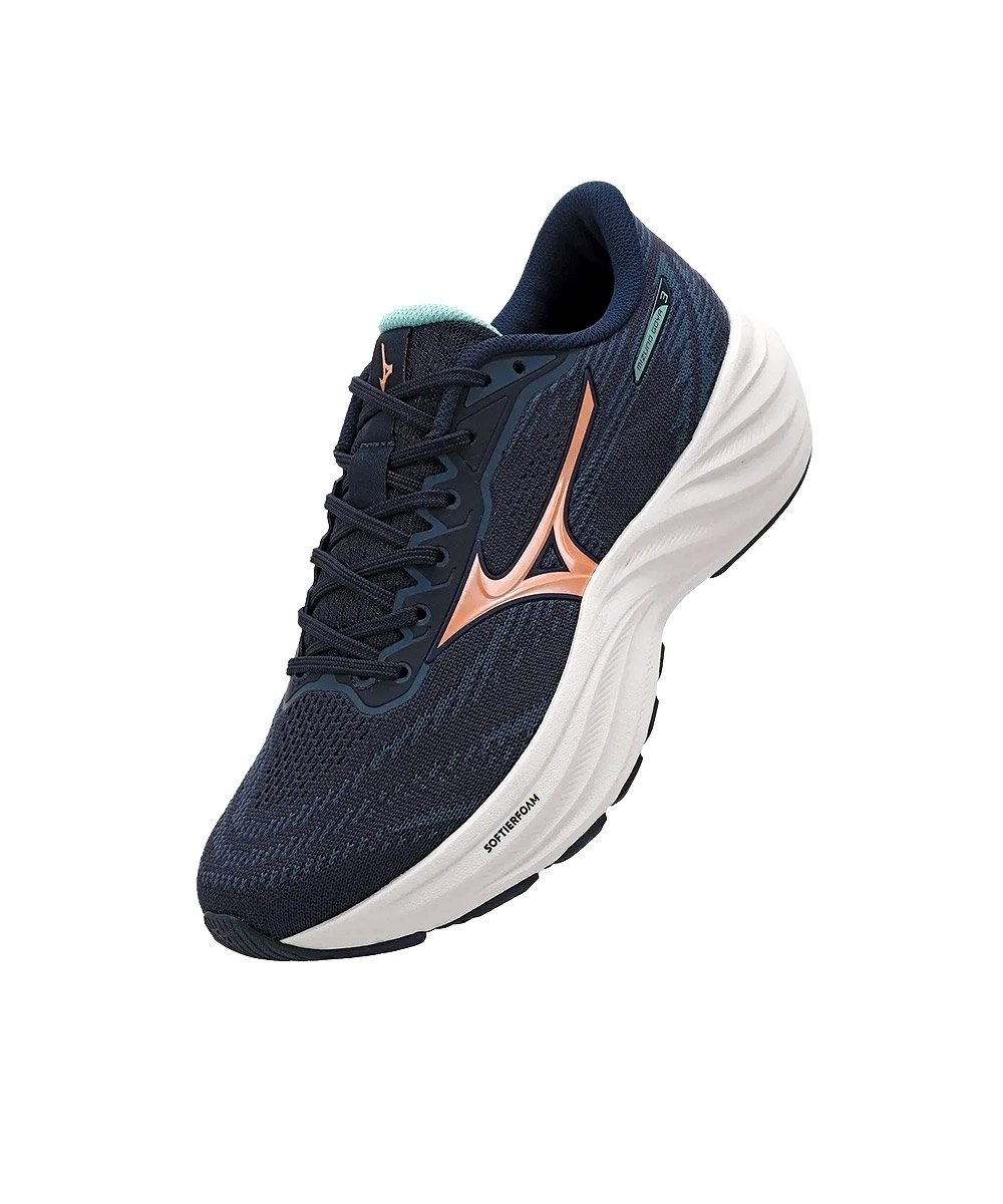 Tênis de Corrida Mizuno Goya 3 Marinho Azul 2