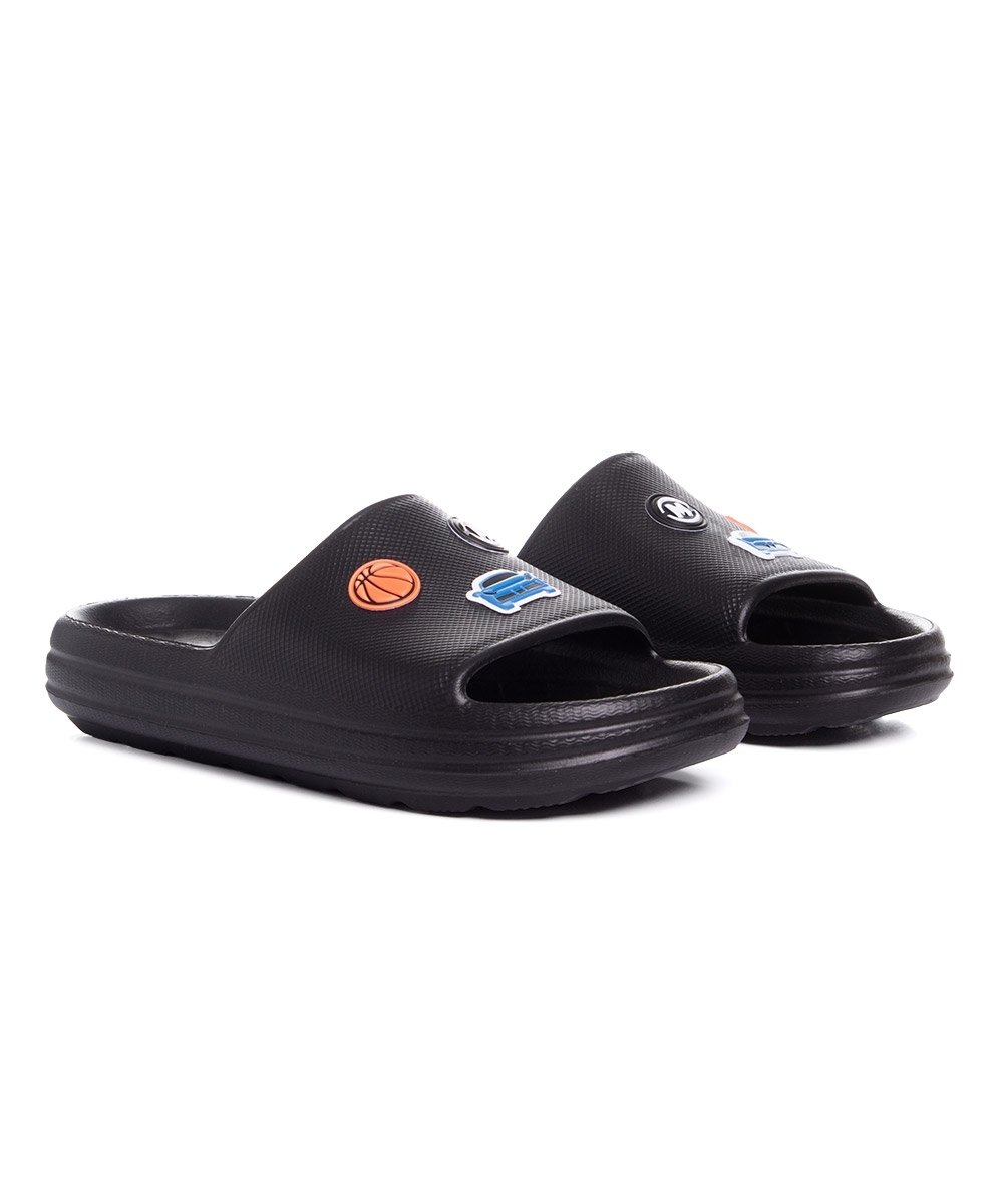 Chinelo Slide Infantil Molekinho Preto Preto 2