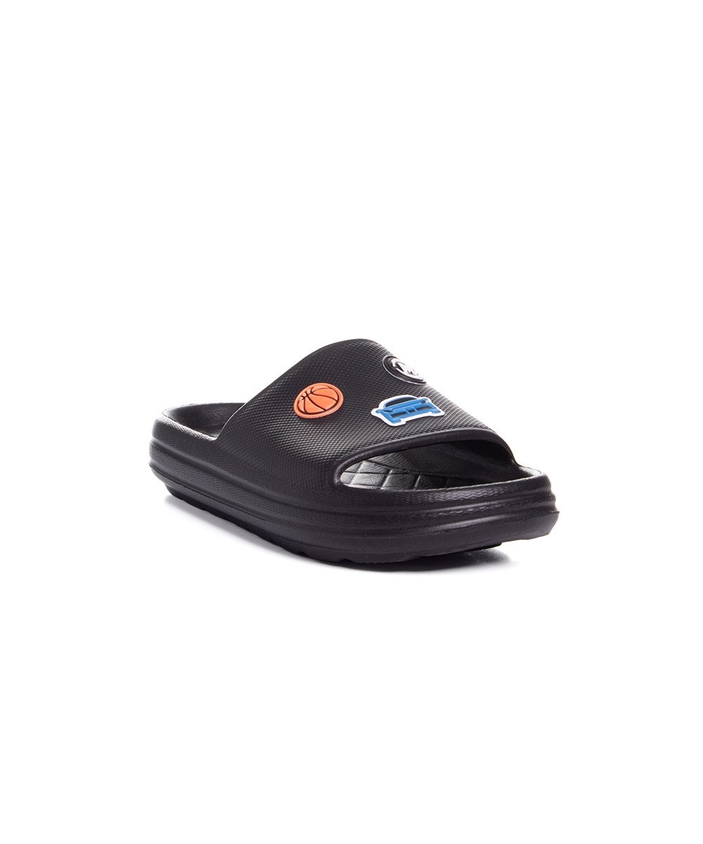 Chinelo Slide Infantil Molekinho Preto Preto 3