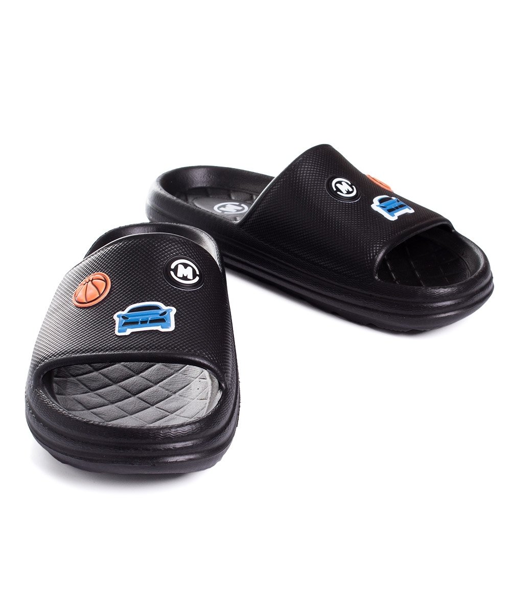 Chinelo Slide Infantil Molekinho Preto Preto 5