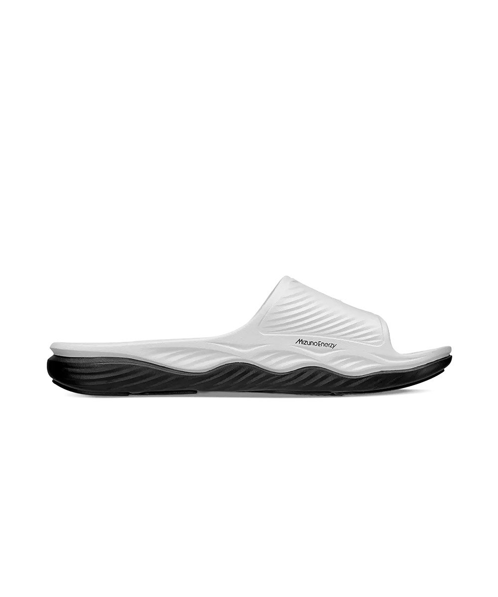 Mizuno Chinelo Slide Enerzy Branco/Preto Branco 3
