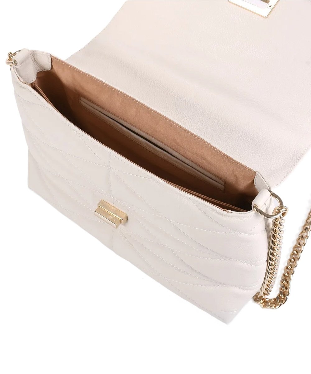 Bolsa Ombro Loucos E Santos Matelassê Couro Off White Branco 4