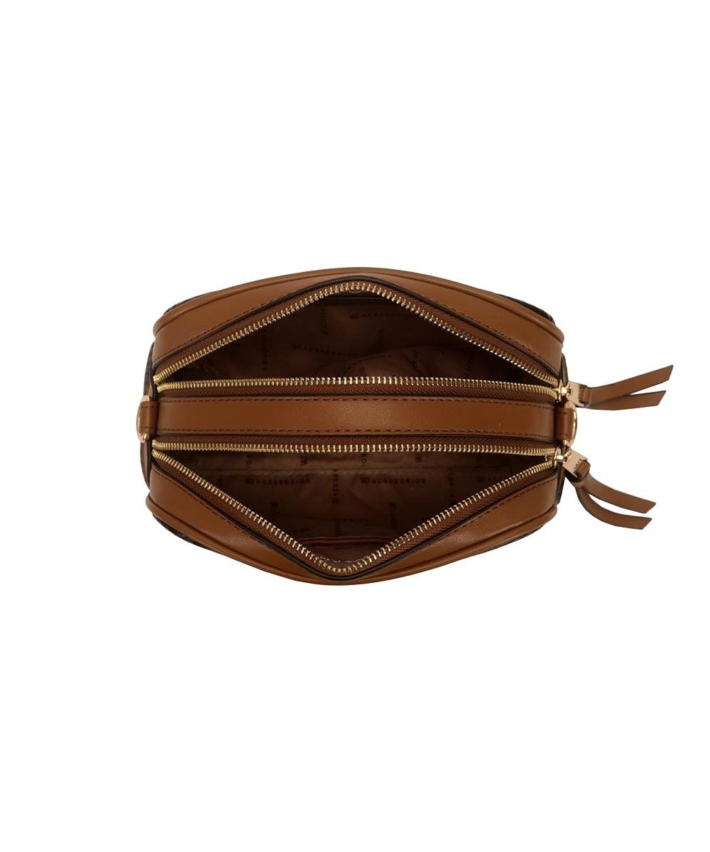 Bolsa Transversal Wj Grande com Textura Preto Preto 4