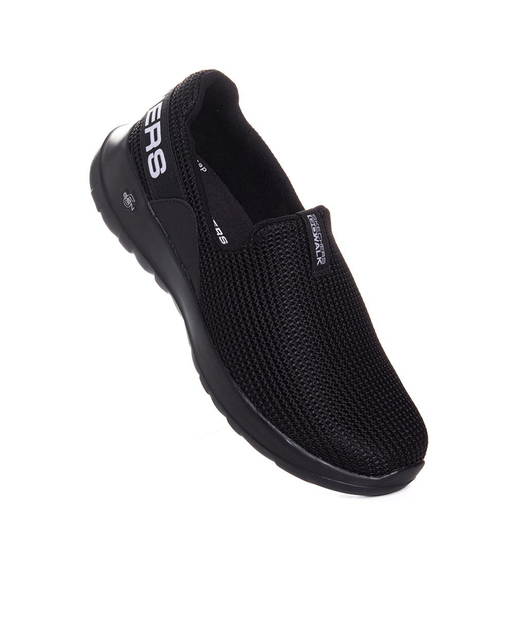 Tênis Feminino Skechers Go Walk Joy Slip On Preto/Preto Preto 3