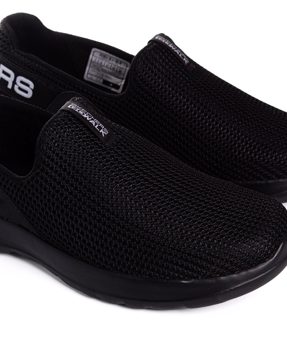 Tênis Feminino Skechers Go Walk Joy Slip On Preto/Preto Preto 9