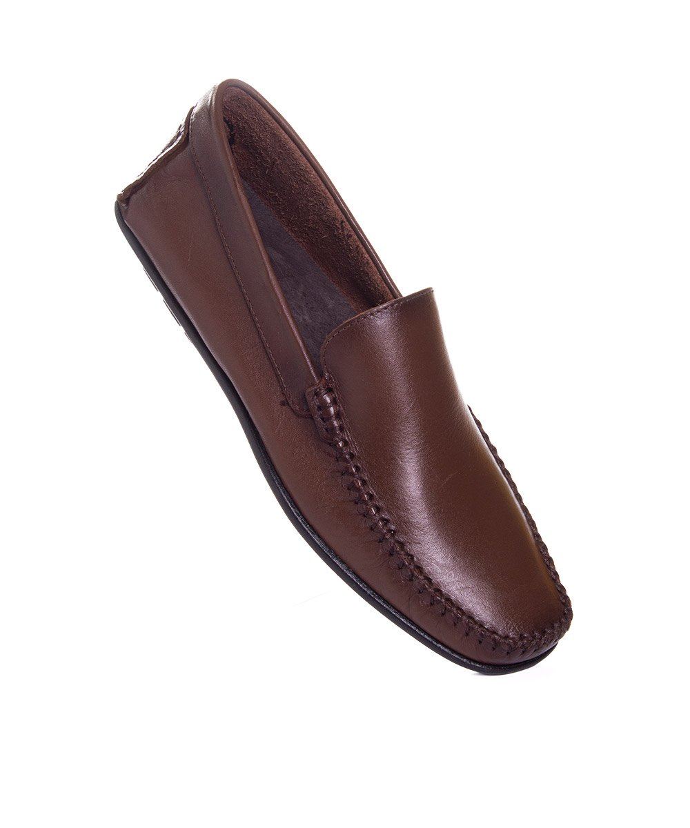 Mocassim Masculino Pixolé Couro Tabaco Marrom 2