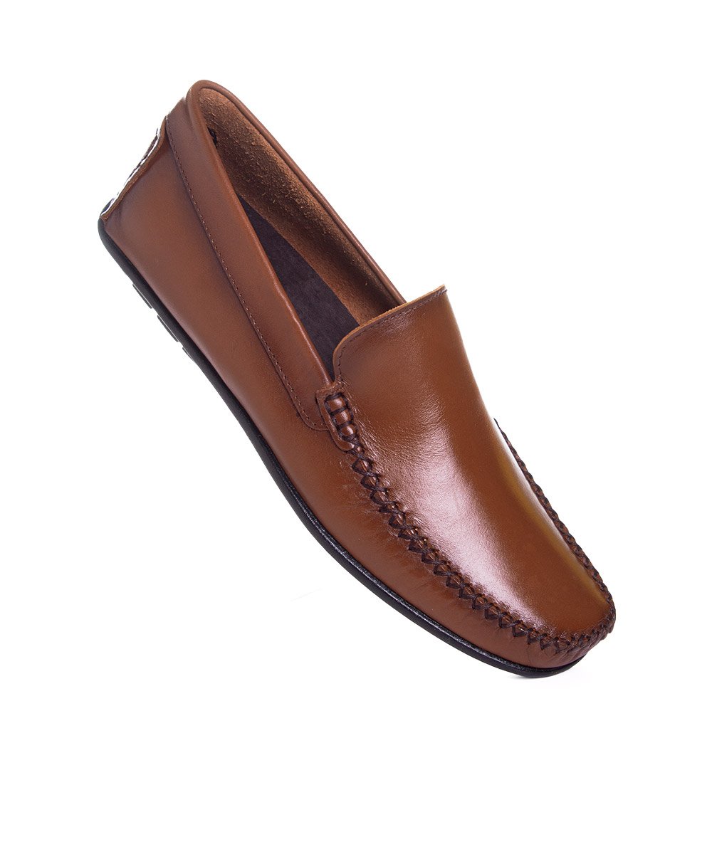 Mocassim Masculino Pixolé Couro Whisky Marrom 2