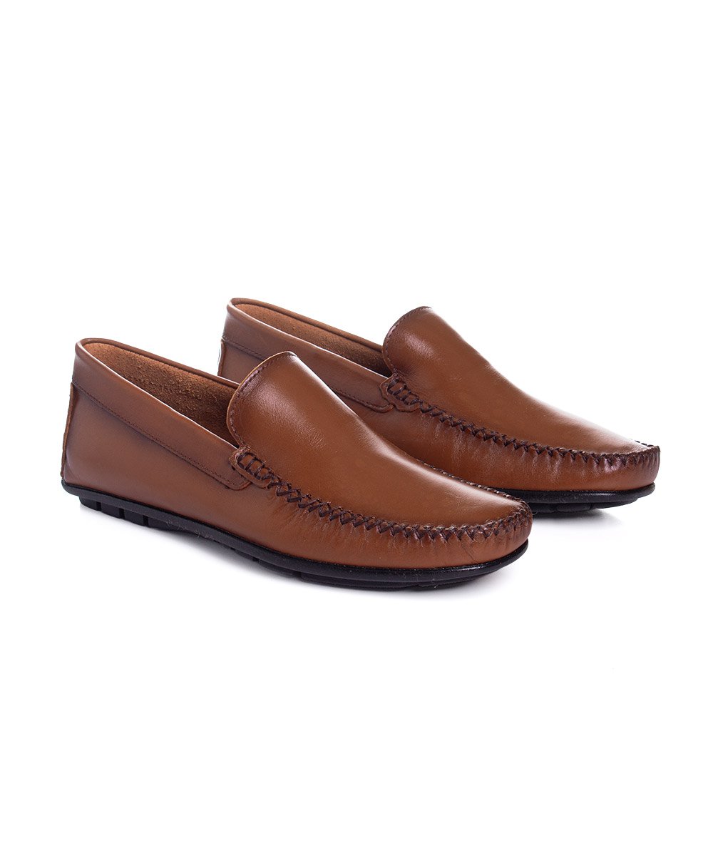 Mocassim Masculino Pixolé Couro Whisky Marrom 3