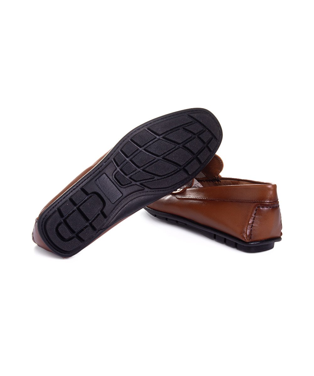 Mocassim Masculino Pixolé Couro Whisky Marrom 4