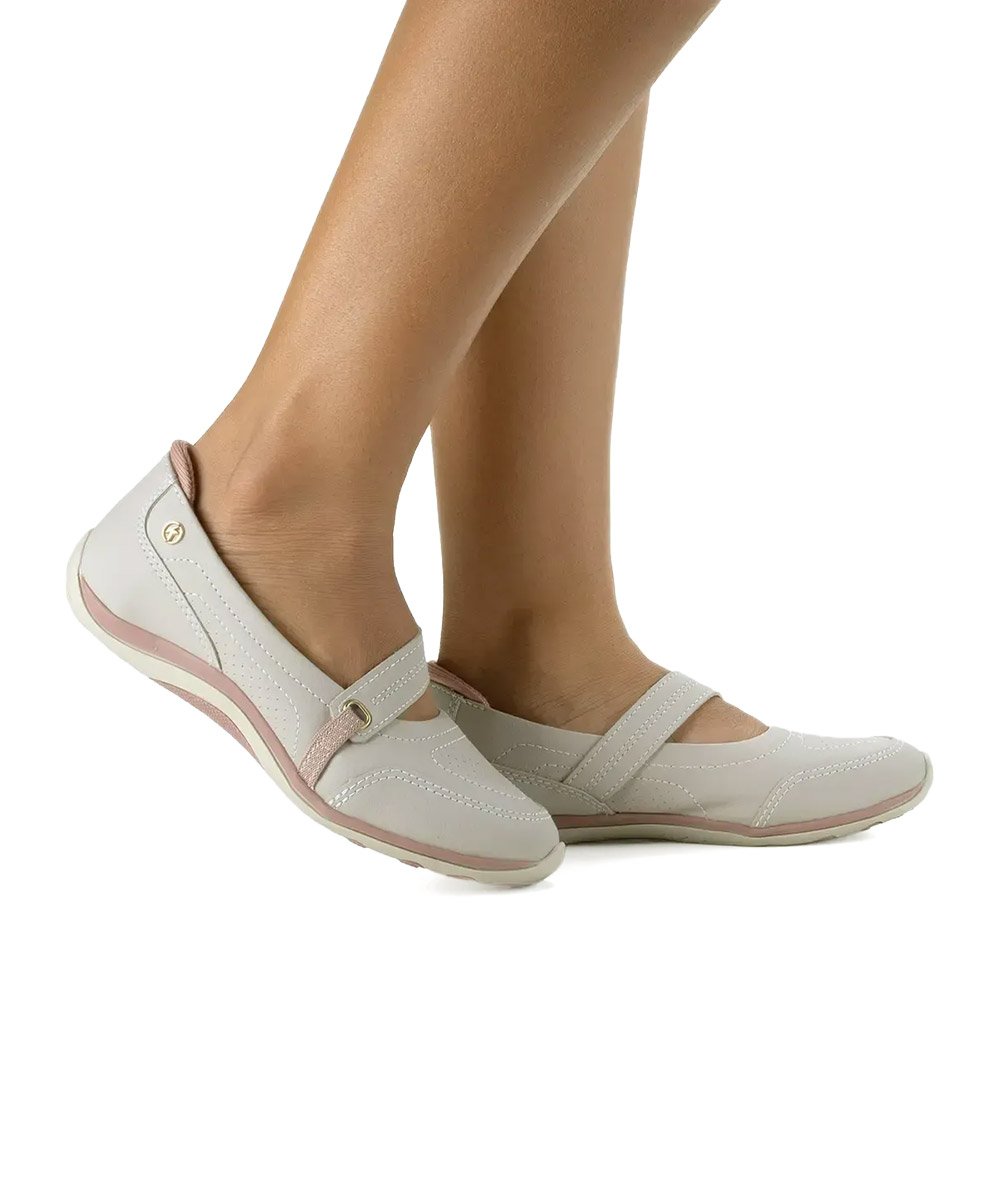 Sapatilha Kolosh Calce Fácil Cinza Cinza 3