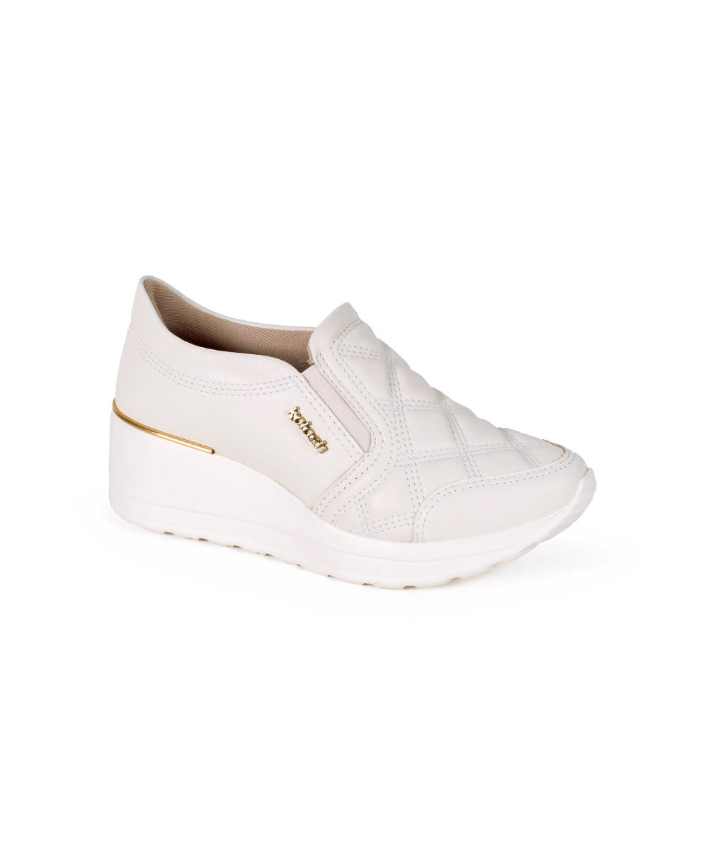 Tênis Kolosh Upper Slip On Creme Bege 2