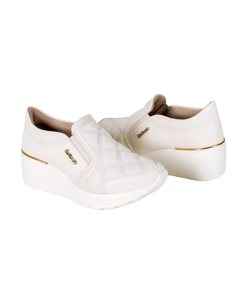 Tênis Kolosh Upper Slip On Creme Bege 3