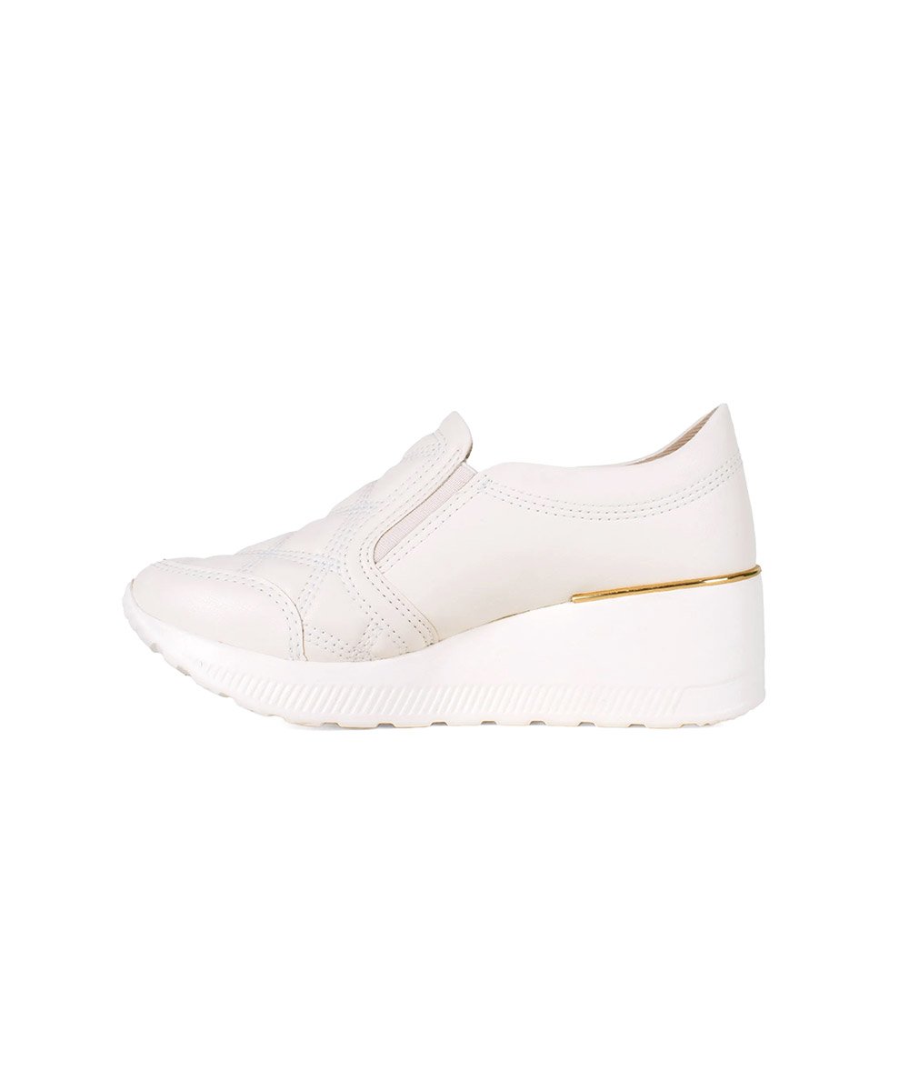 Tênis Kolosh Upper Slip On Creme Bege 5