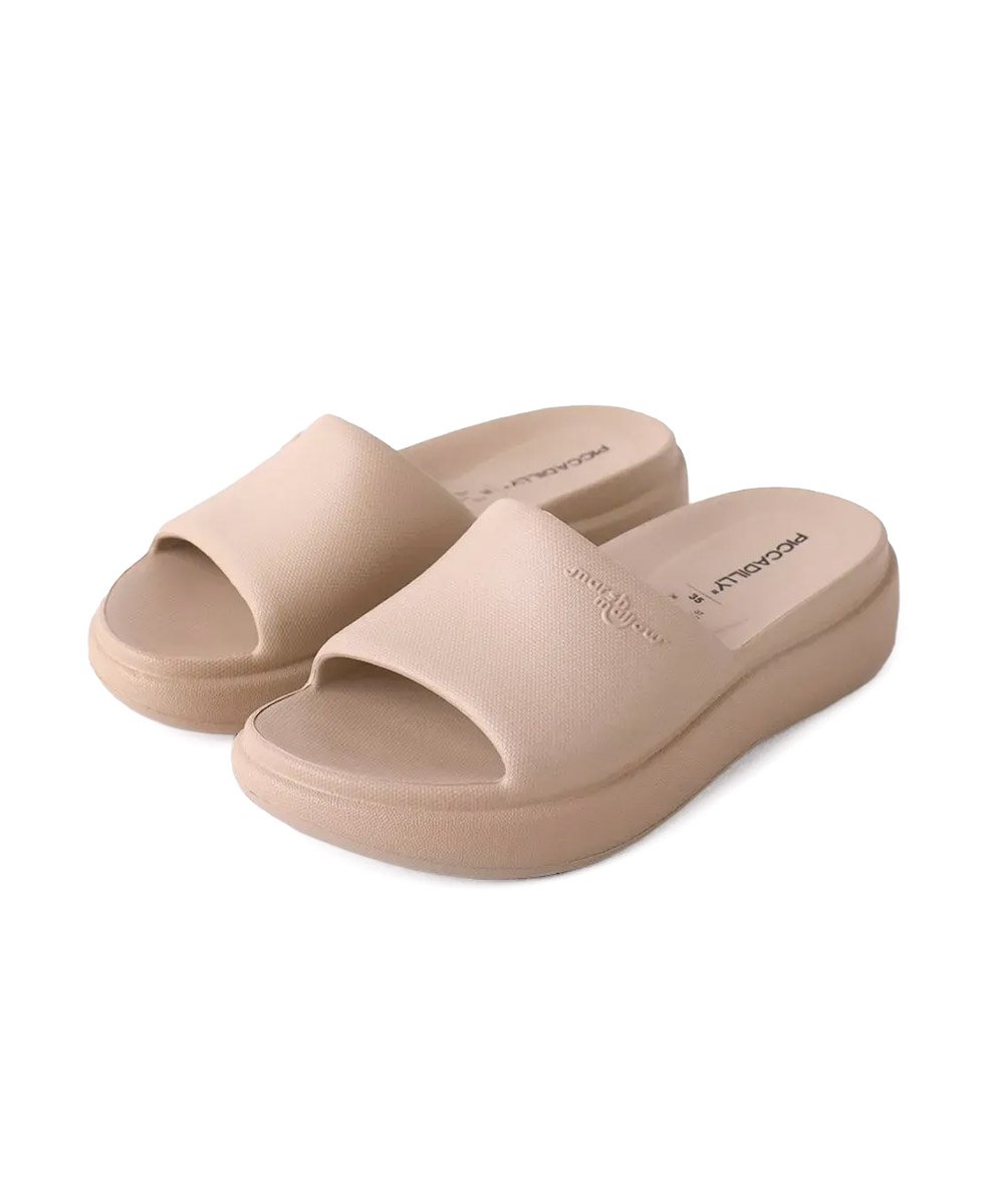 Chinelo Slide Feminino Piccadilly Marshmallow Nude Bege 2