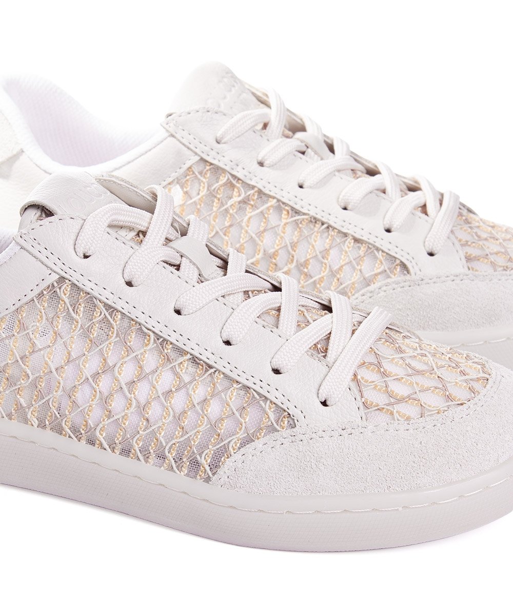 Tênis Loucos E Santos Trançado Couro Off White Branco 4