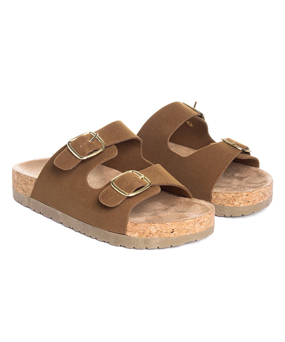 Tamanco Flatform Pixolé Fivelas Avela Marrom 3