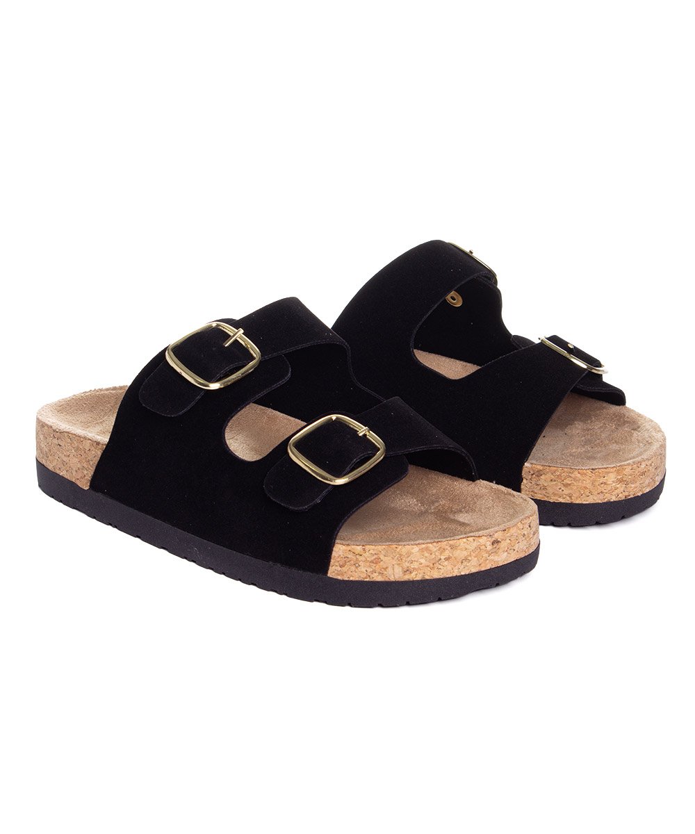 Tamanco Flatform Pixolé Fivelas Preto Preto 3