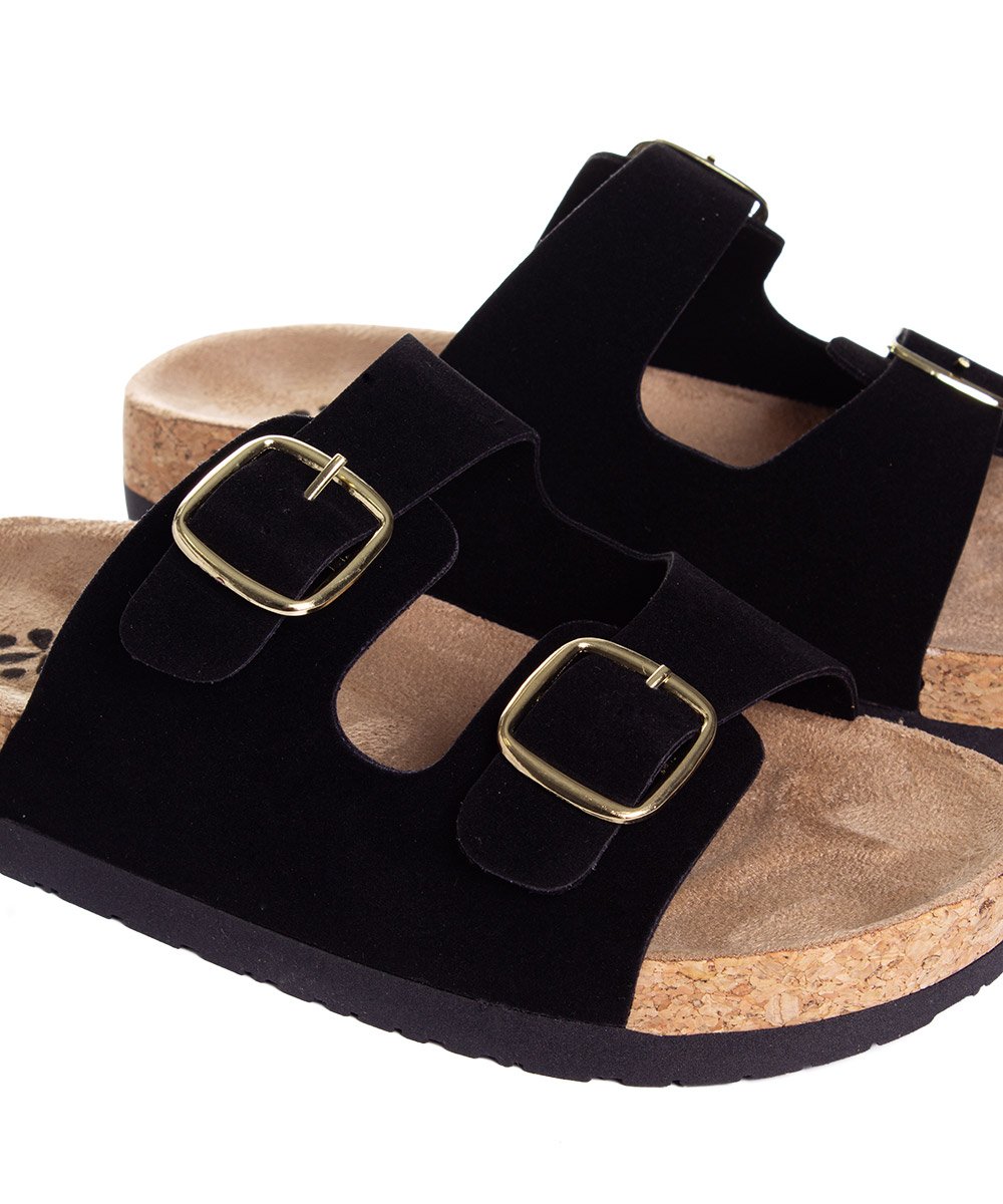 Tamanco Flatform Pixolé Fivelas Preto Preto 4