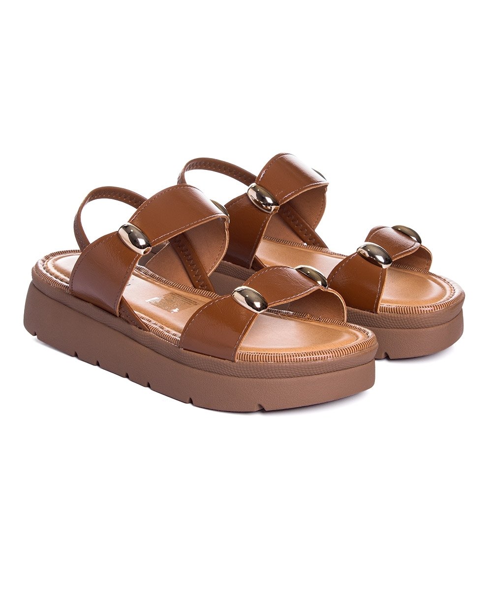 Sandália Feminina Mississipi Flatform Tabaco Marrom 3