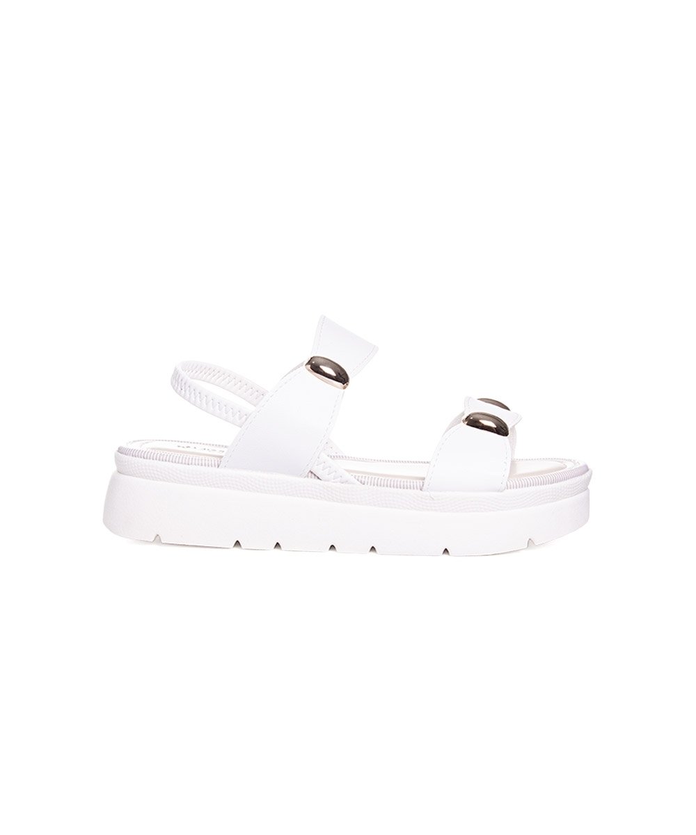 Sandália Feminina Mississipi Flatform Off White