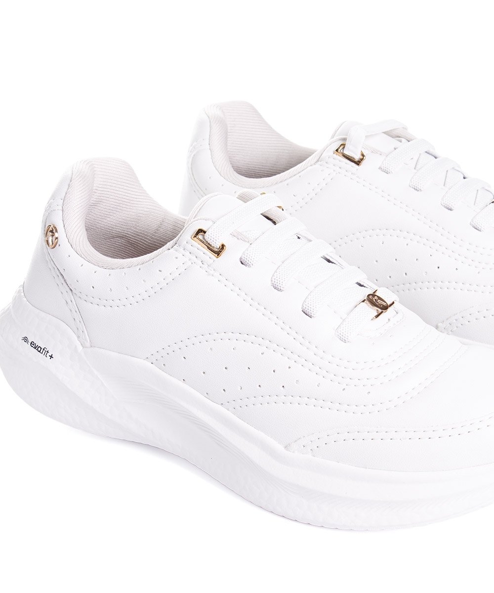 Tênis Kolosh Esportivo Feminino Branco Branco 4