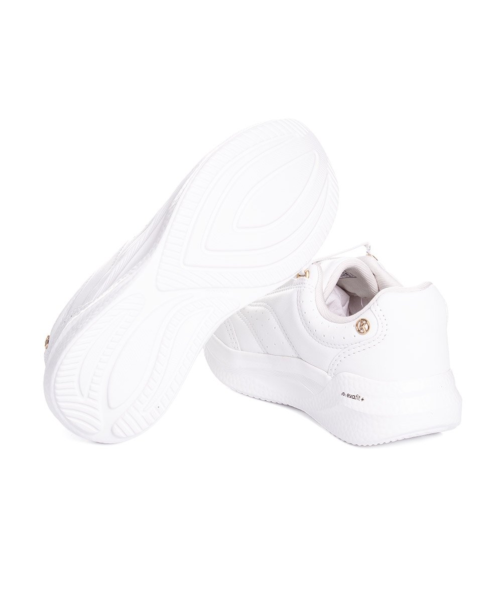 Tênis Kolosh Esportivo Feminino Branco Branco 5