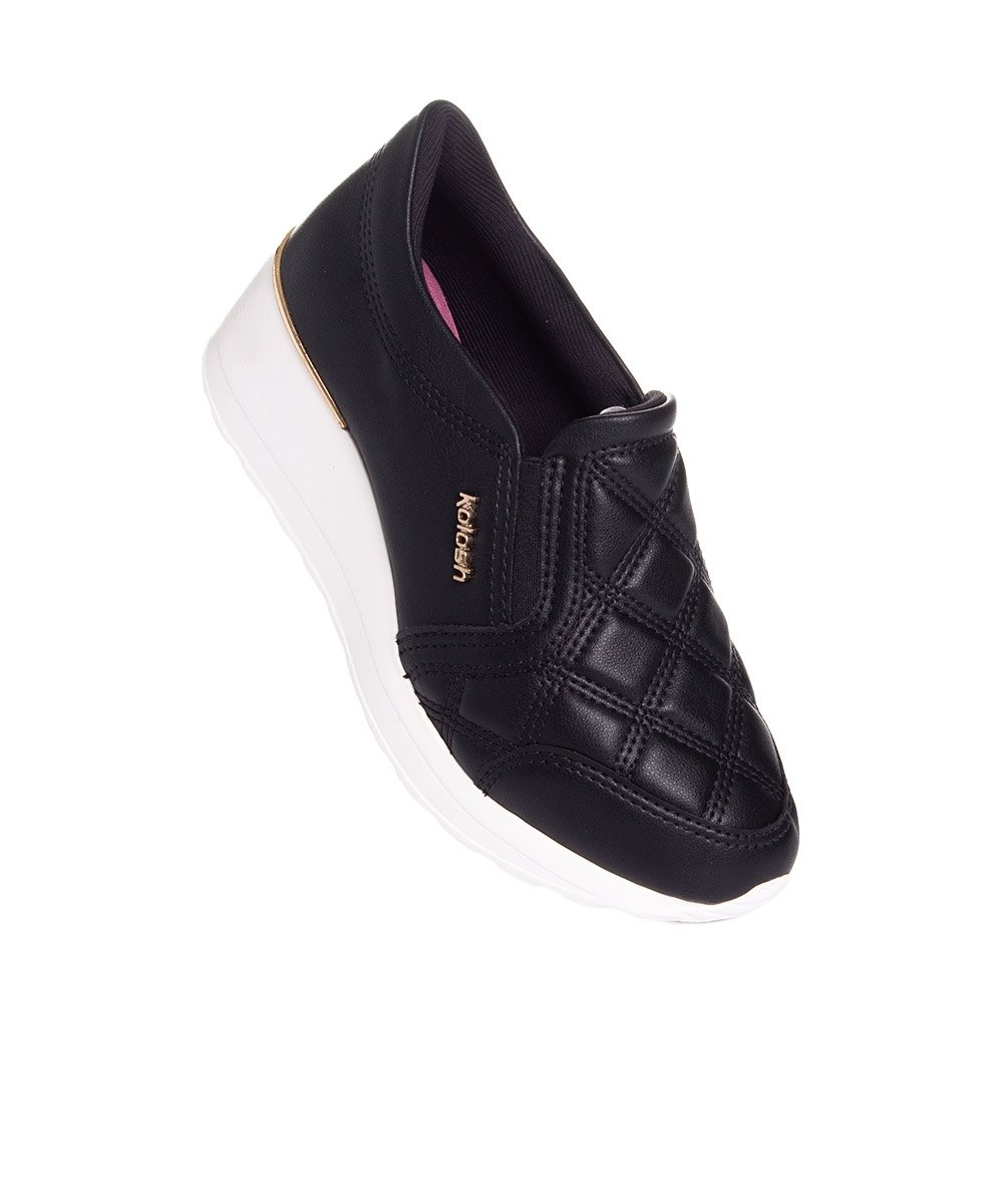 Tênis Kolosh Upper Slip On Preto Preto 2