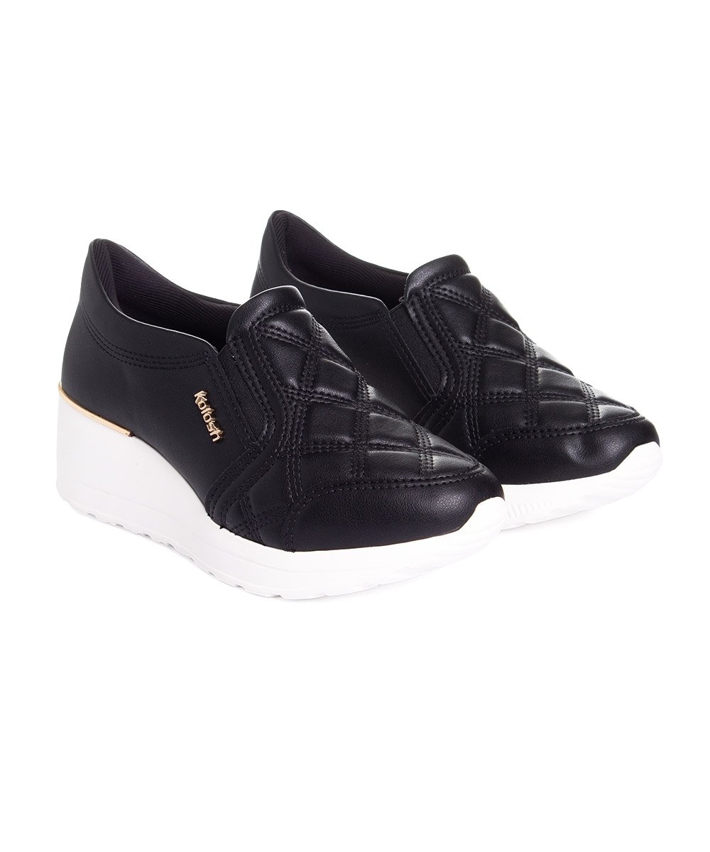 Tênis Kolosh Upper Slip On Preto Preto 3