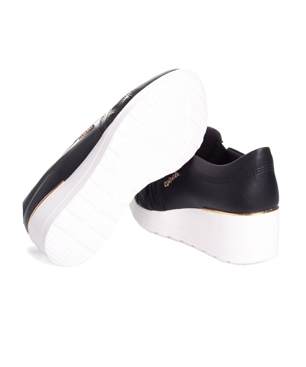 Tênis Kolosh Upper Slip On Preto Preto 5