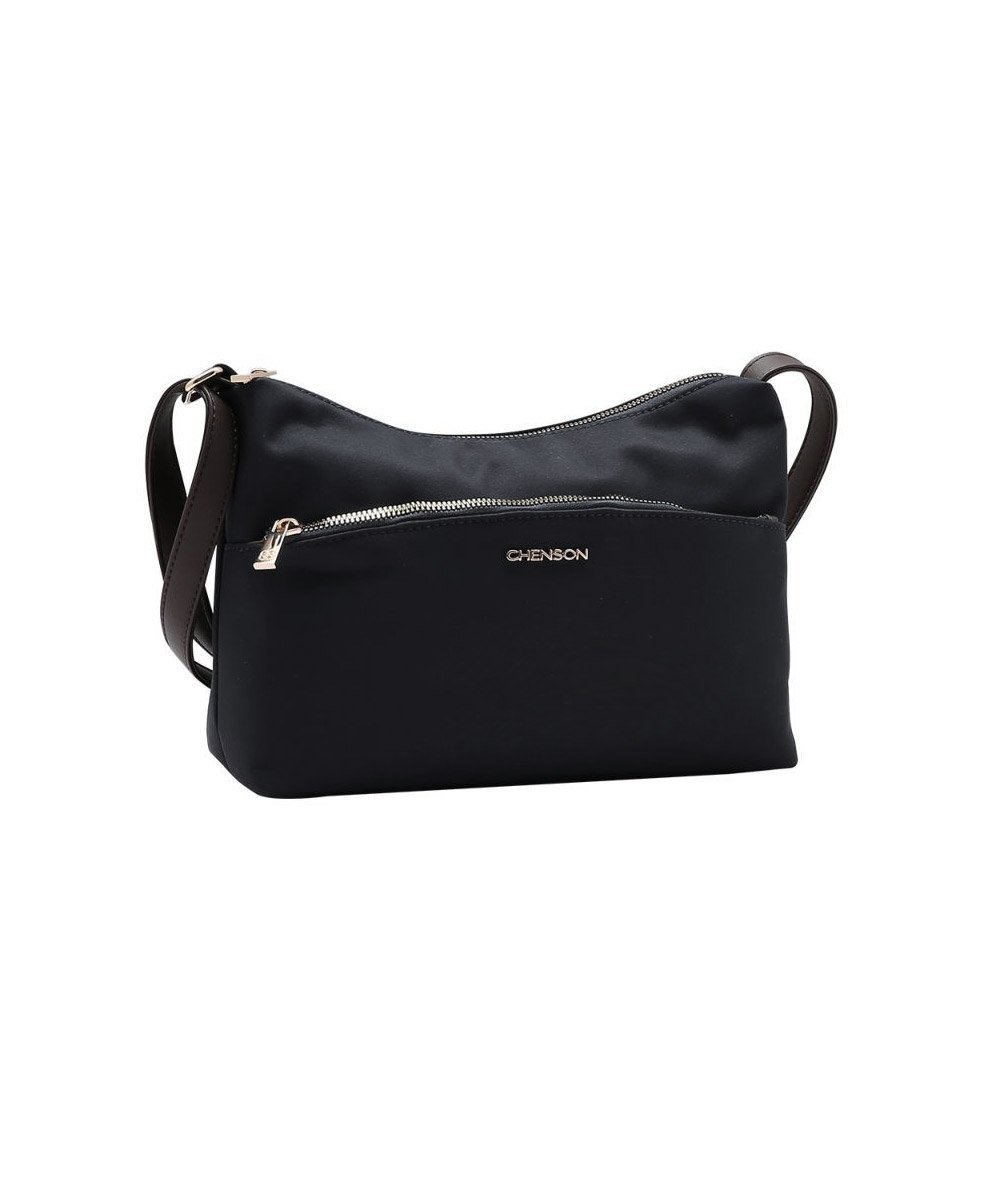 Bolsa Feminina Transversal Chenson Microfiber Preto