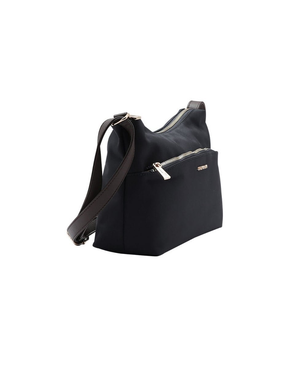 Bolsa Feminina Transversal Chenson Microfiber Preto Preto 2