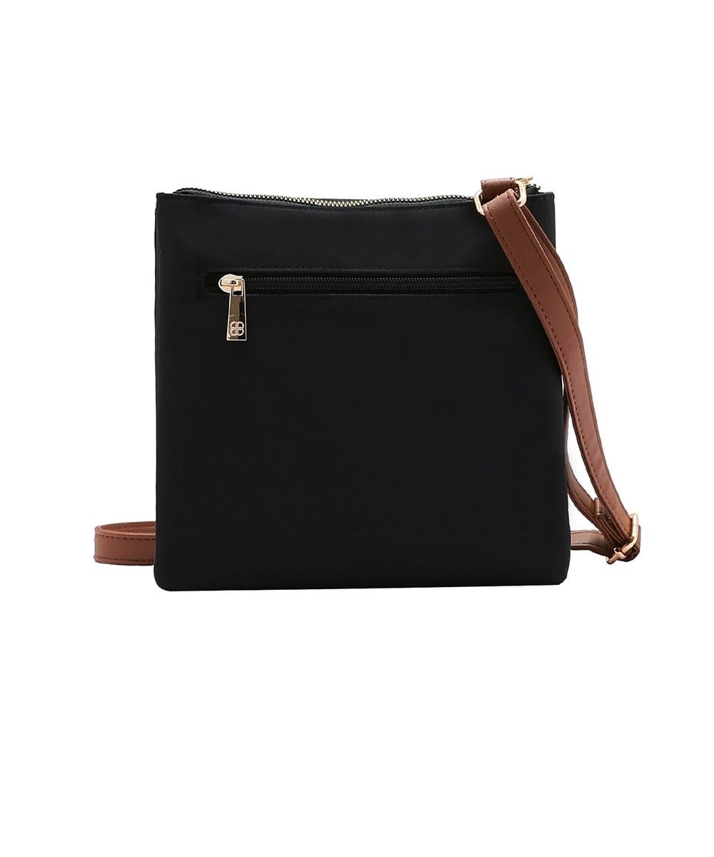 Bolsa Feminina Transversal Chenson Microfiber Preto Preto 3