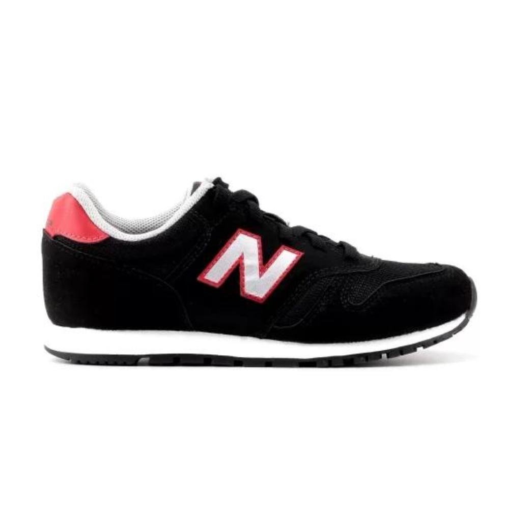 Tênis Infantil New Balance Lace Yc373v2 Preto Preto 4