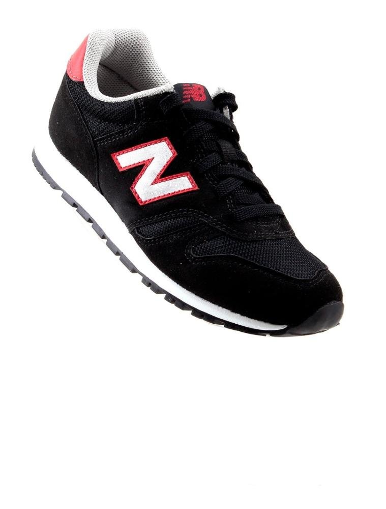 Tênis Infantil New Balance Lace Yc373v2 Preto Preto 5