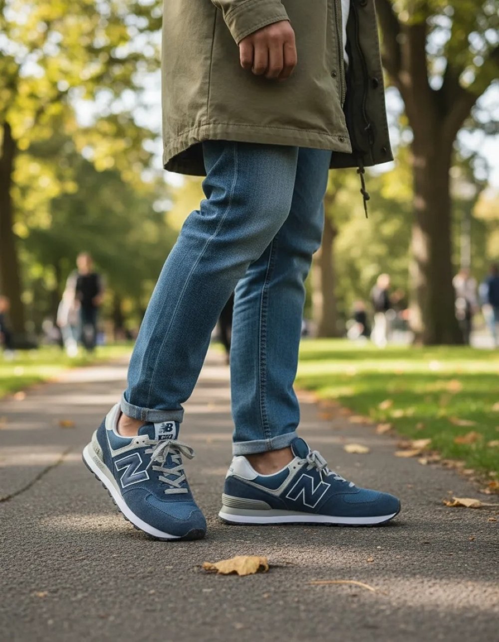 Tênis Masculino New Balance 574 Marinho Azul 8