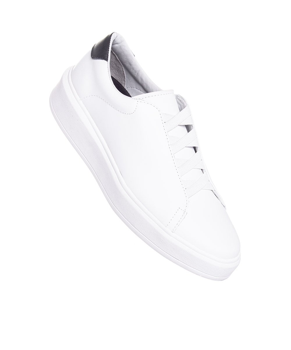 Tênis Masculino Pixolé Casual Couro Branco Branco 2
