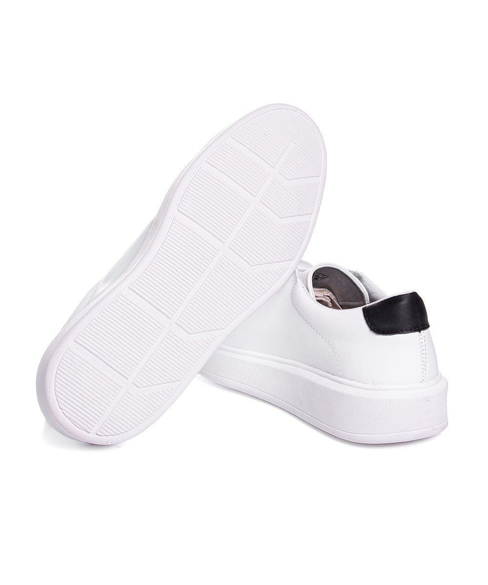 Tênis Masculino Pixolé Casual Couro Branco Branco 5