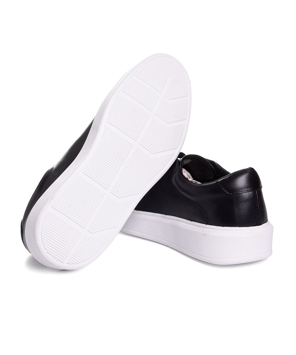 Tênis Masculino Pixolé Casual Couro Preto Preto 5