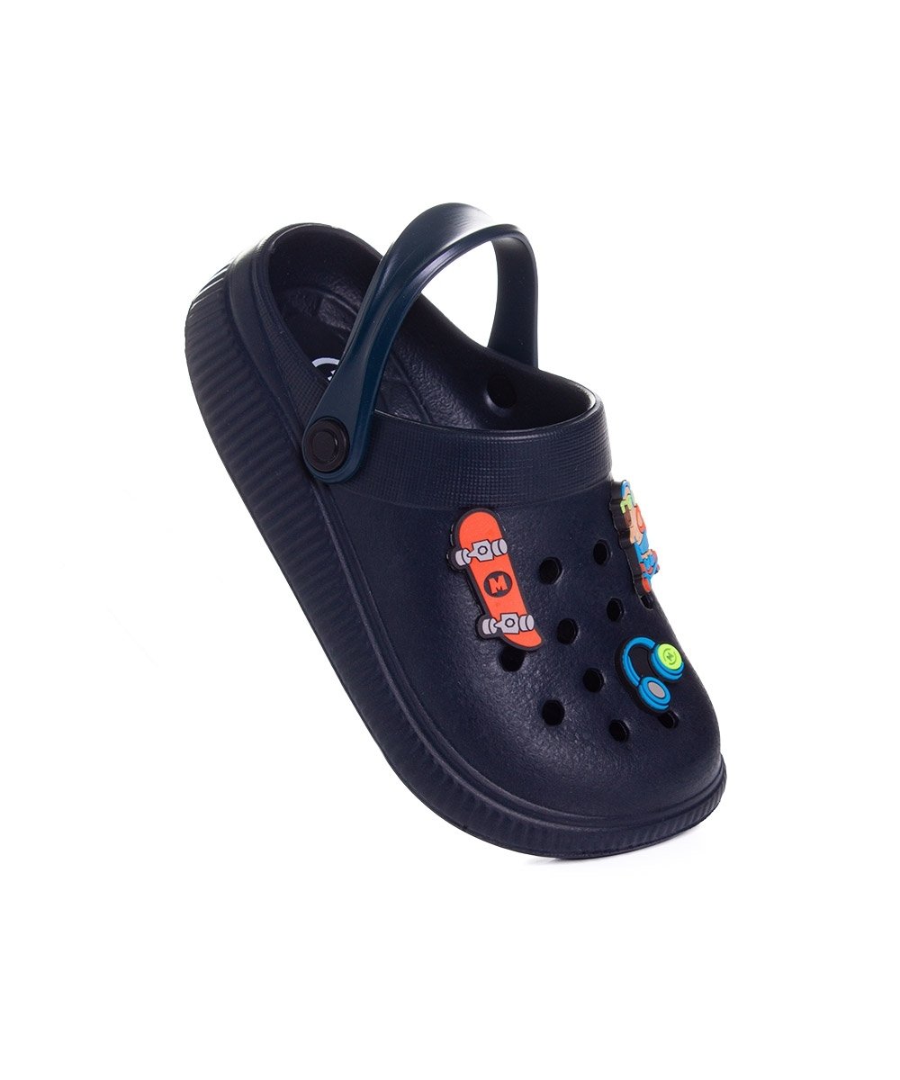 Sandália Babuche Molekinho Botons Marinho Azul Marinho 2