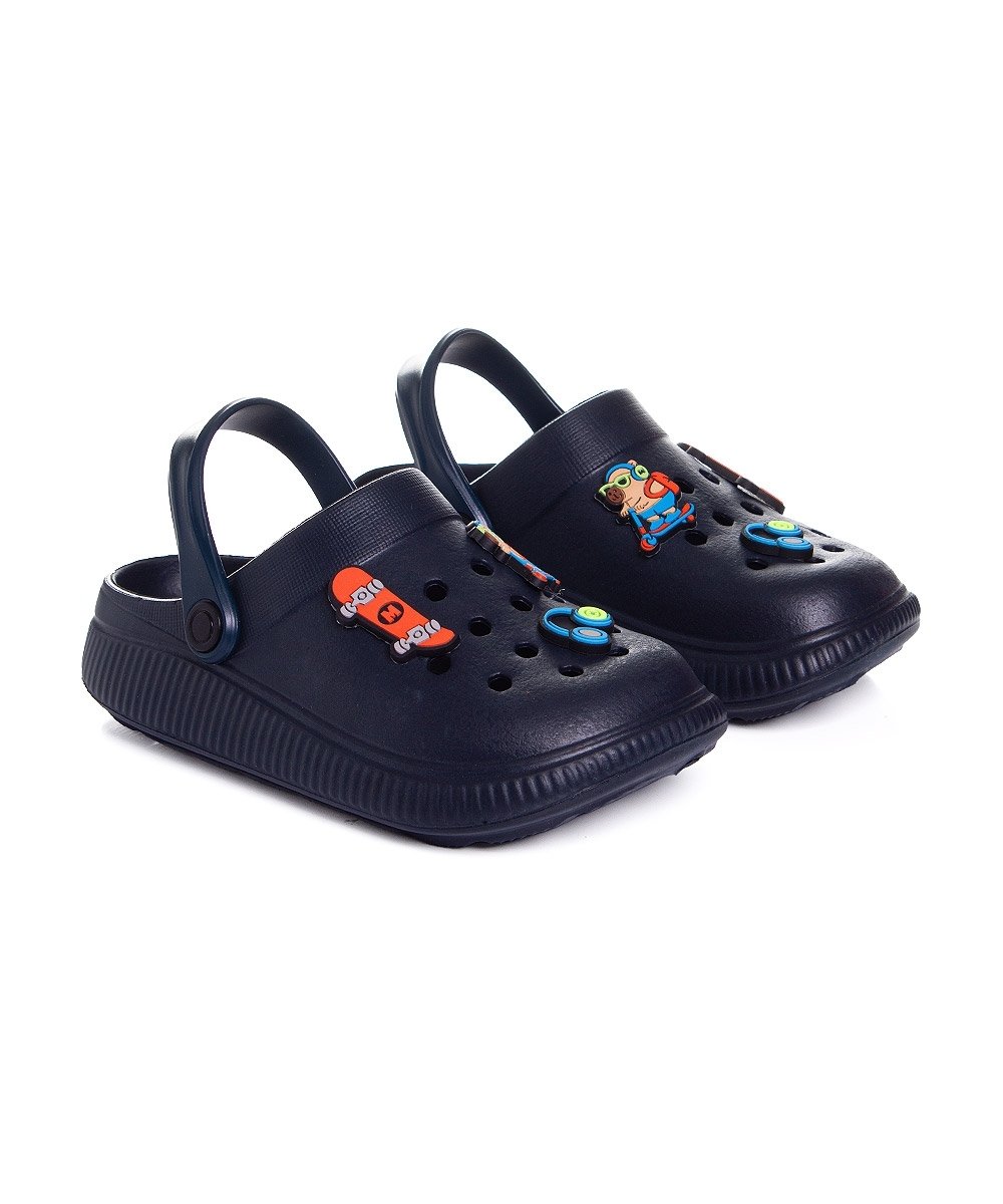 Sandália Babuche Molekinho Botons Marinho Azul Marinho 3