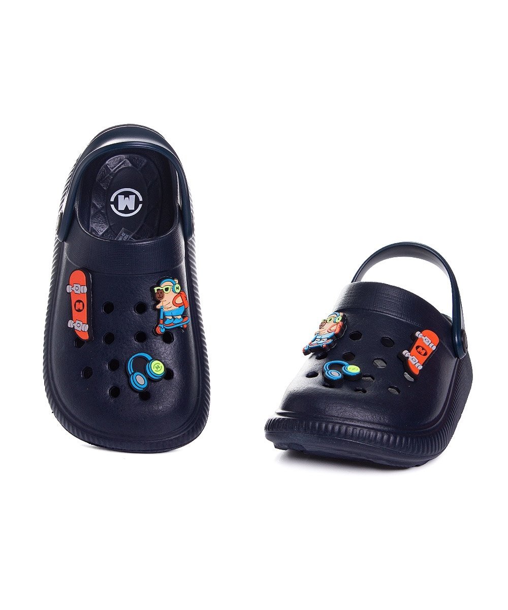 Sandália Babuche Molekinho Botons Marinho Azul Marinho 4