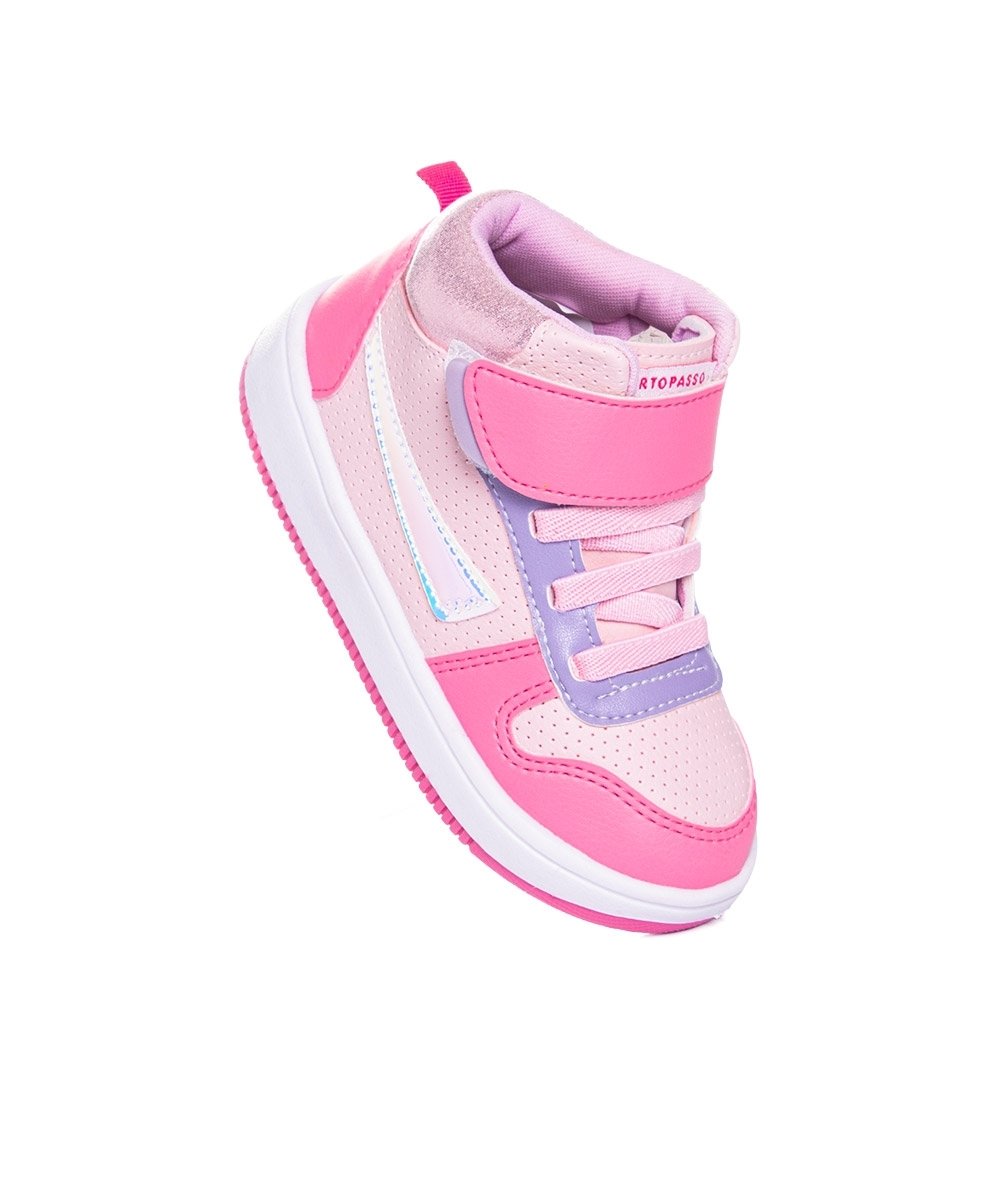 Tênis Infantil Ortopasso Babyoz Cano Alto 28/32 Rosa Rosa 2
