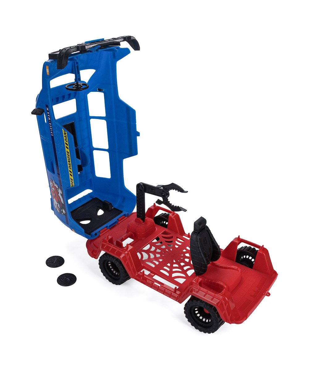 Sandália Infantil Grendene Homem Aranha Furgão Preto Preto 5