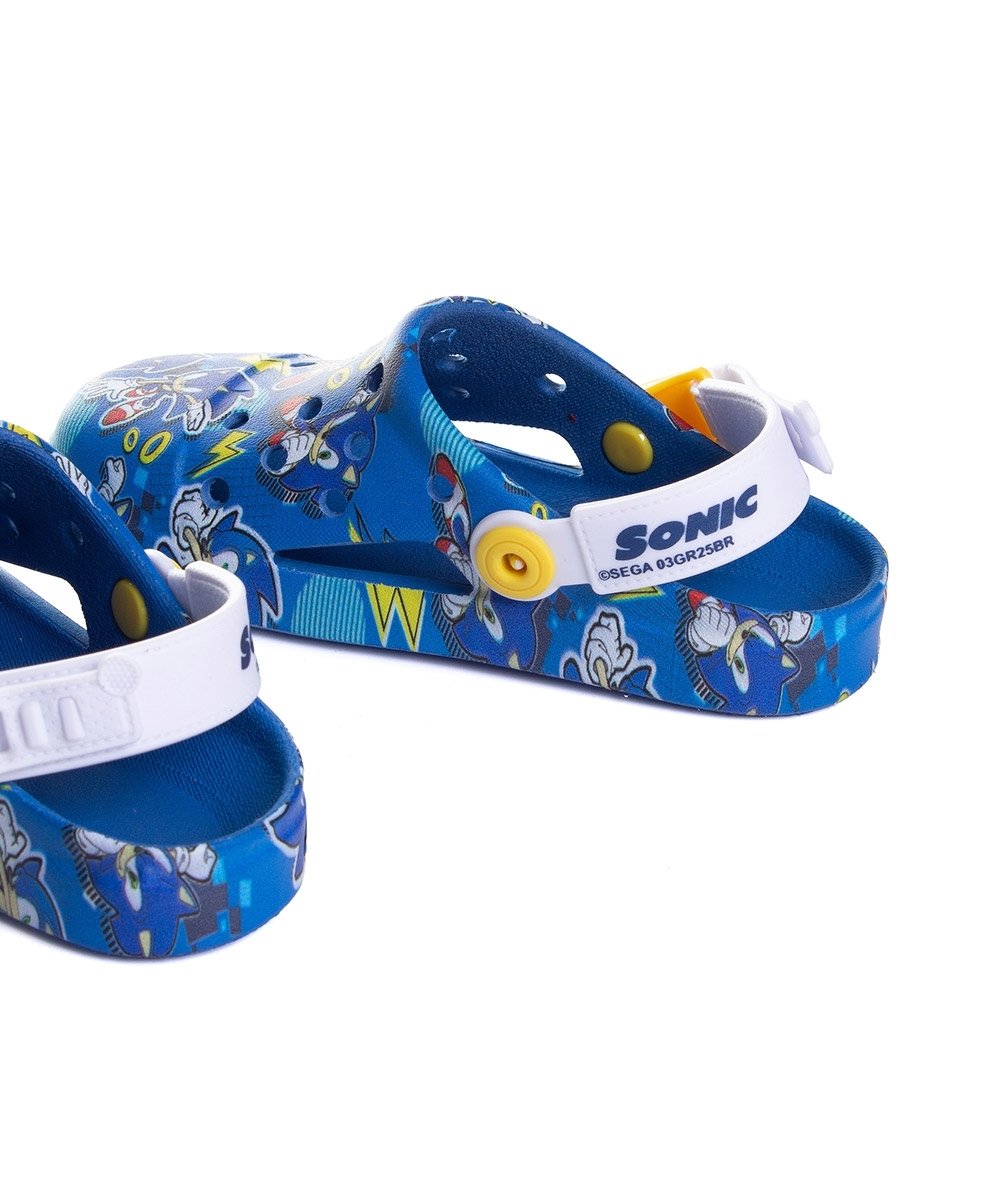 Babuche Infantil Grendene Sonic Fun Azul Azul 7