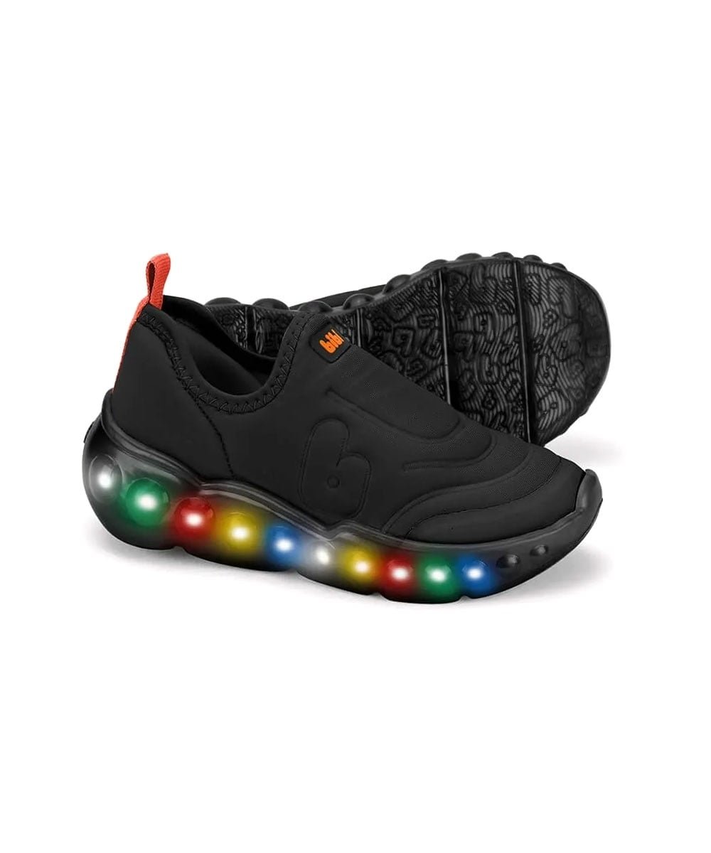 Tênis Infantil de Luz Bibi Roller Celebration 3.0 Preto Preto 3